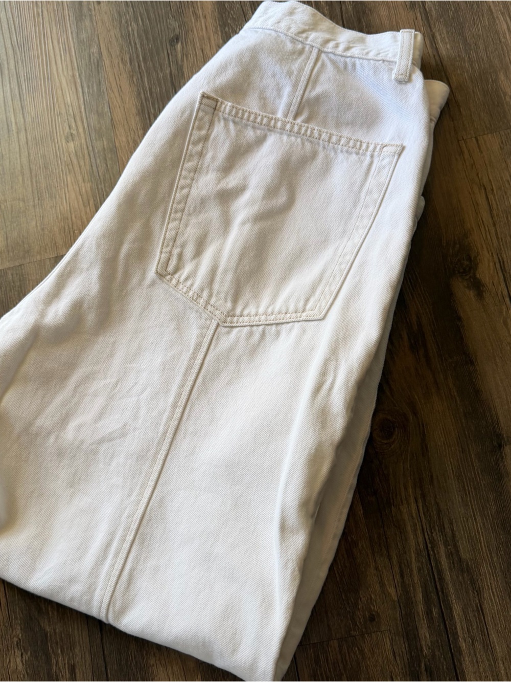 Etica Cream High-Waist Jeans - 30